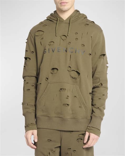 black givenchy paris hoodie|givenchy men's destroyed hoodie.